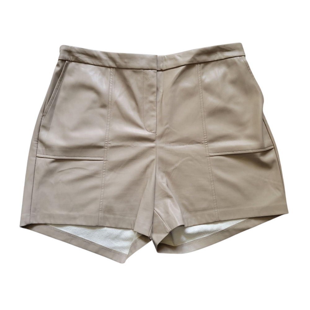 ❤️B2G1 New Halogen Women's 1X Tan 40% Suede High-rise Shorts❤️